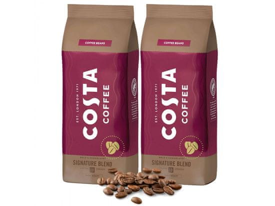 COSTA COFFEE Costa Coffee Signature Blend Dark Grain Coffee, zrnková káva 1kg