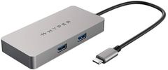 Hyper Drive 5v1 USB-C Hub (WWCB), strieborná