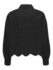 ONLY Dámska košeľa ONLVALAIS Loose Fit 15269568 Black (Veľkosť L)