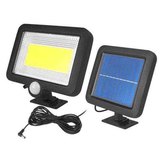 LTC Reflektor LED so solárnym panelom+PIR LTC LXLL141 10W