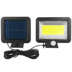 LTC Reflektor LED so solárnym panelom+PIR LTC LXLL141 10W