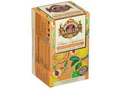 Basilur BASILUR Fruit Infusions - Bez kofeínu ovocný čaj s arómou tropického ovocia a citrusov, v sáčkoch 20 x 2 g x1