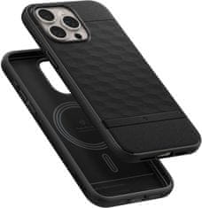Spigen ochranný kryt Casaology Parallax MagSafe pro Apple iPhone 15 Pro, čierna