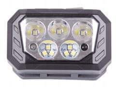 Verk  08336 Čelovka SQ-870, 3 x XHP30 + 6 x SMD