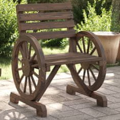 Petromila vidaXL Záhradné stoličky 4 ks jedľové masívne drevo