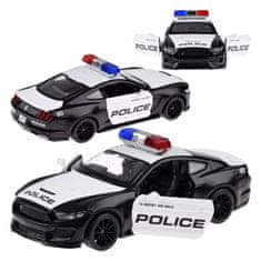 JOKOMISIADA Kovové policajné auto Ford Shelby GT350 v mierke 1:32 so svetelnou signalizáciou ZA4610