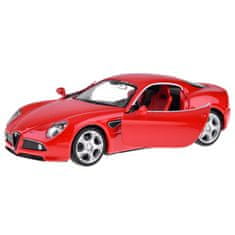 JOKOMISIADA Kovový model auta Alfa Romeo 8C Competizione v mierke 1:32 ľahký ZA4607