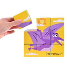 JOKOMISIADA Veľké puzzle bloky Dinosaury 6 obrázkov ZA4729