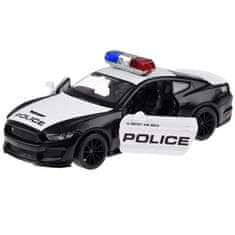 JOKOMISIADA Kovové policajné auto Ford Shelby GT350 v mierke 1:32 so svetelnou signalizáciou ZA4610