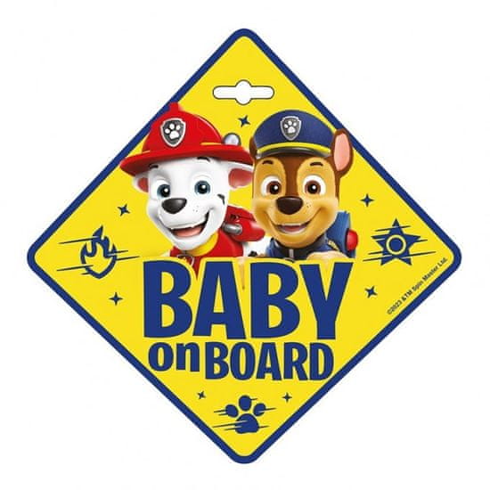 Paw Patrol Označenie vozidla labková patrola boys s prísavkou