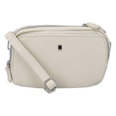 BELLA BELLY Priestranná kožená crossbody Danny, béžová