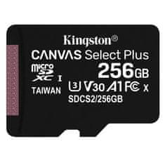 Kingston Pamäťová karta Canvas Select Plus microSDXC 256GB SDCS2/256GBSP