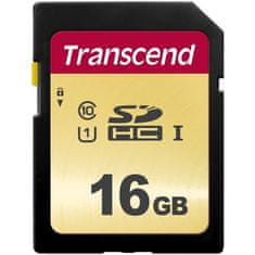 Transcend Paměťová karta 500S SDHC 16GB UHS-I U1 (Class 10) (95R/ 60W)