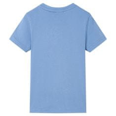 Vidaxl Detské tričko stredne modré 92