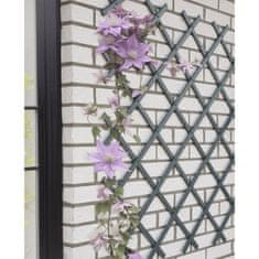 Vidaxl Nature Záhradná mriežka 50x150 cm PVC antracitová