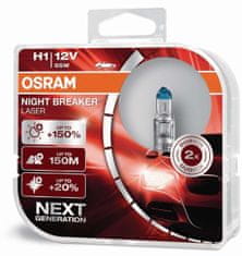 Osram OSRAM H1 Night breaker LASER plus 150% 64150NL-HCB 55W 12V duobox
