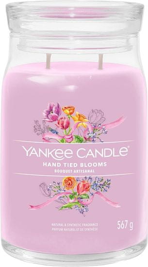 Yankee Candle Vonná sviečka Signature in glass large Hand Tied Blooms 567g