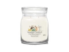 Yankee Candle Vonná sviečka Signature in glass medium Sweet Vanilla Horchata 368g