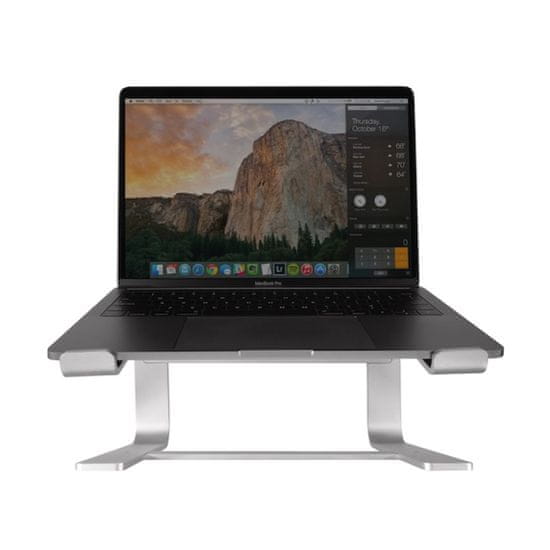 Macally Aluminum laptop stand - Stojan na notebook / Macbook, strieborný