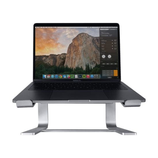 Macally Aluminum laptop stand - Stojan na notebook / Macbook, tmavosivý