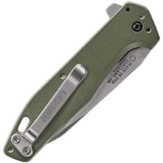GERBER G1610 Fastball Linerlock Green vreckový nôž 7,6 cm, Stonewash, zelená, hliník