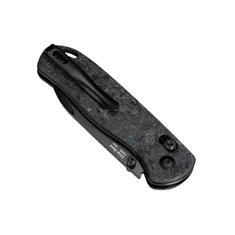 Kizer Ki3619A4 Drop Bear Clutch vreckový nôž 7,5 cm, čierna, tmavofialová, modrá, FAT Carbon