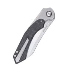 Kizer Ki4626A1 Clairvoyant vreckový nôž 9,5 cm, Stonewash, čierna, uhlíkové vlákno, titán