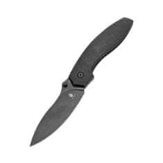 Kizer Ki4639A1 Doberrman Titanium vreckový nôž 9,3 cm, Black Stonewash, čierna, titán