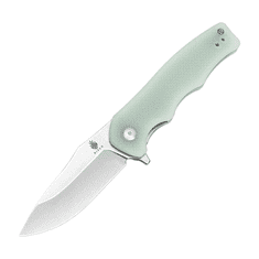 Kizer L3004A1 Yacht vreckový nôž 7,6 cm, Stonewash, jade - nefrit, G10