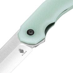 Kizer L3008A1 Porcupine vreckový nôž 8,7 cm, Stonewash, nefrit - jade, G10