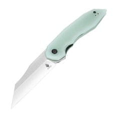 Kizer L3008A1 Porcupine vreckový nôž 8,7 cm, Stonewash, nefrit - jade, G10