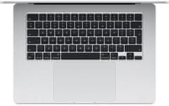 Apple MacBook Air 15, M3 8-core/8GB/512GB SSD/10-core GPU (MRYQ3SL/A), strieborná (M3, 2024)