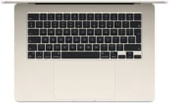 Apple MacBook Air 15, M3 8-core/8GB/256GB SSD/10-core GPU (MRYR3CZ/A), biela