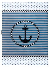 Dywany Łuszczów Detský kusový koberec Petit Marine anchor sea blue 140x190