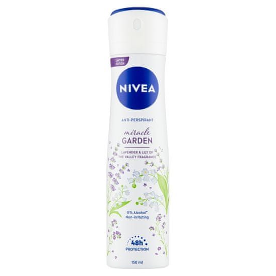 Nivea Miracle Garden Levander & Lily of The Valley sprej antiperspirant 150 ml