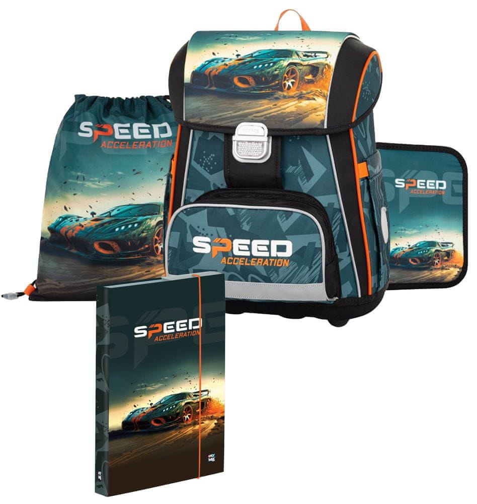 Oxybag Školní set 4ks PREMIUM Auto