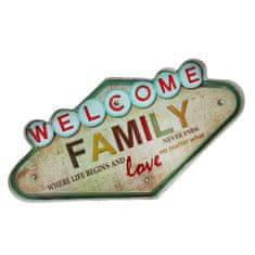 Forever FOREVER LIGHT RETRO METAL SIGN LED dekorácia FAMILY FLR-03 (RTV100463)