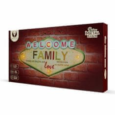 Forever FOREVER LIGHT RETRO METAL SIGN LED dekorácia FAMILY FLR-03 (RTV100463)