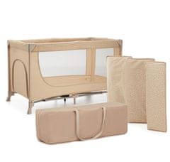 Kinderkraft cestovná postieľka JOY 2 BEIGE - rozbalené