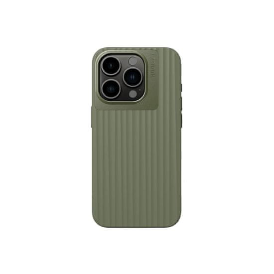 Nudient Bold Case MagSafe - Kryt iPhone 15 Pro, Olive Green