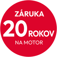 Predĺžená záruka na 20 rokov na invertorový motor Hoover