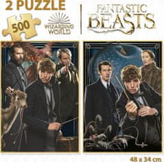 EDUCA Puzzle Fantastické zvieratá 2x500 dielikov
