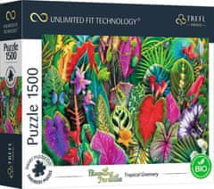Trefl Puzzle UFT Blooming Paradise: Tropická zeleň 1500 dielikov