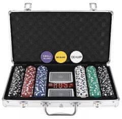 Malatec 23528 Poker sada 300 žetónov v kufri HQ