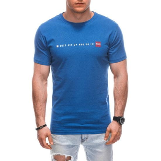 Edoti Pánske tričko S1920 modré MDN124884 3XL
