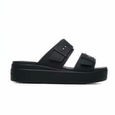 Crocs Šľapky čierna 39 EU Brooklyn Sandal Low Wedge