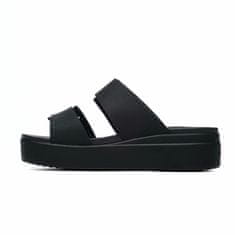 Crocs Šľapky čierna 36 EU Brooklyn Sandal Low Wedge