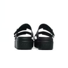 Crocs Šľapky čierna 39 EU Brooklyn Sandal Low Wedge