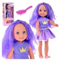 JOKOMISIADA Bábika Queen of Violet s fialovými vlasmi 38 cm ZA4766