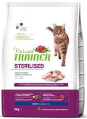 TRAINER Natural Cat Sterilised hydinové mäso 3kg